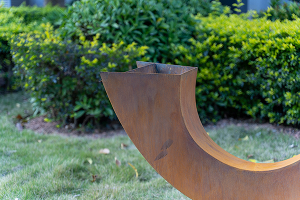 corten garden sculptures