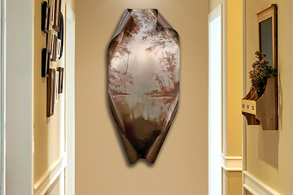 abstract wall art sculpture