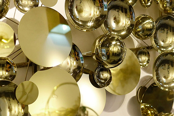 abstract metal wall sculpture