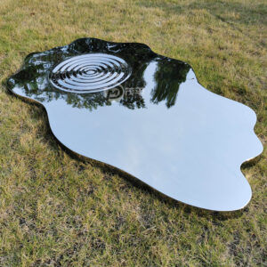 New Display Wall Decor Mirror Stainless Steel Sculpture Living Room Art Hanging Wall MP-W0004