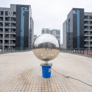 Outdoor garden decoration water feature water stainless steel ball sphere  fountain MP-B0006