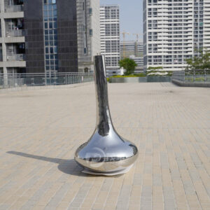 Hot selling outdoor Stainless Steel Sculpture Home Decoration Garden Bottle Metal Craft Statue MP-I0012