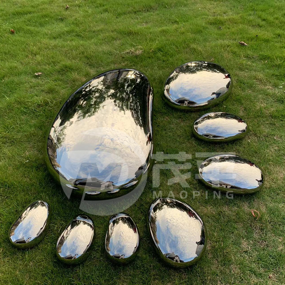 Garden Ornaments Stainless Steel Stone European Outdoor Courtyard Lawn Green Home Decoration Artificial MP-O0055