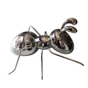 Animal sculpture outdoor home decoration stainless steel ant statue courtyard art lawn decoration MP-O0082