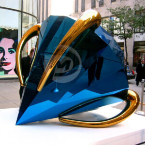 Outdoor Sculpture Creative Colorful Diamond Stainless Steel Sculpture Ornament MP-O0087
