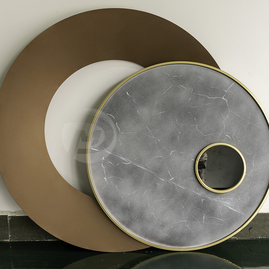 Modern metal art interior decorative wall hanging circle sculpture wall decoration sculpture MP-I0043