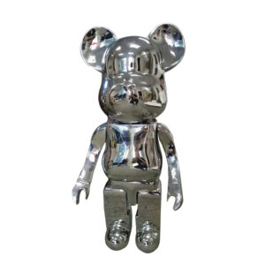 Indoor decoration metal craft bear  animal sculpture home hotel  ornaments MP-I0034