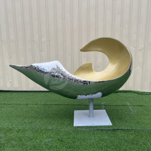 Outdoor Garden Modern Mirror Polishing Metal Art Stainless Steel Abstract Sculpture MP-O0163