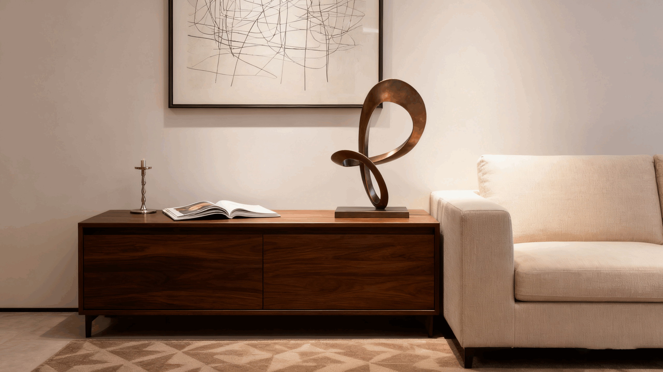 Bronze Abstract Sculpture main