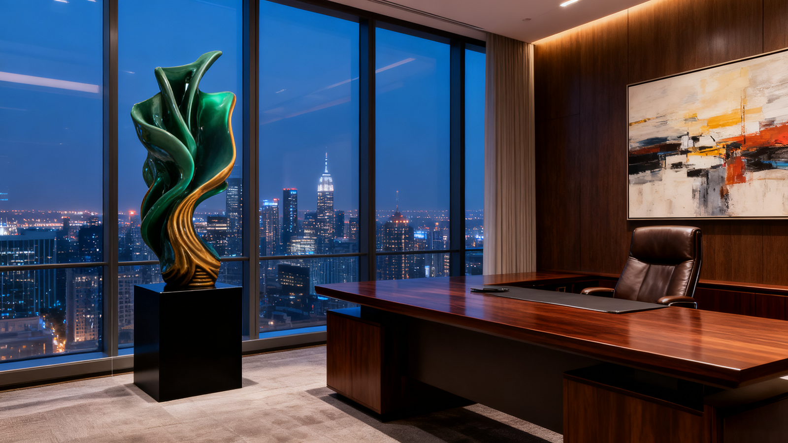 Fiberglass Abstract Sculpture M 0930