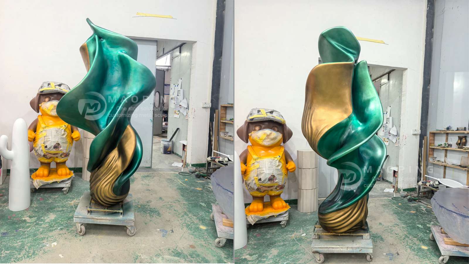 Fiberglass sculpture P1 0930