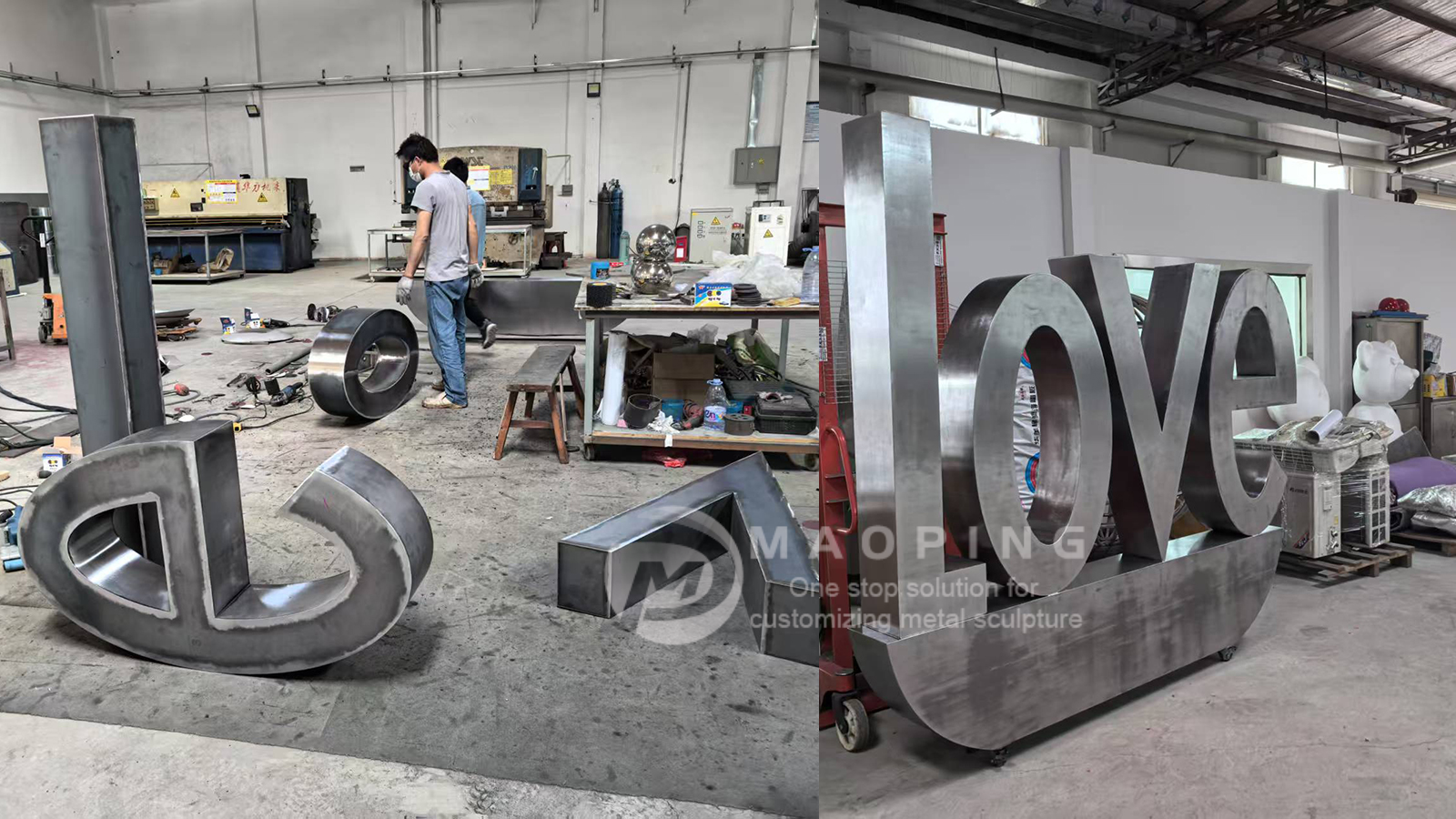 Love sculpture making