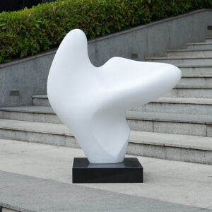 fiberglass abstract sculpture