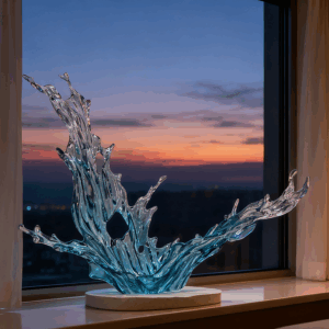 resin wave sculpture 2