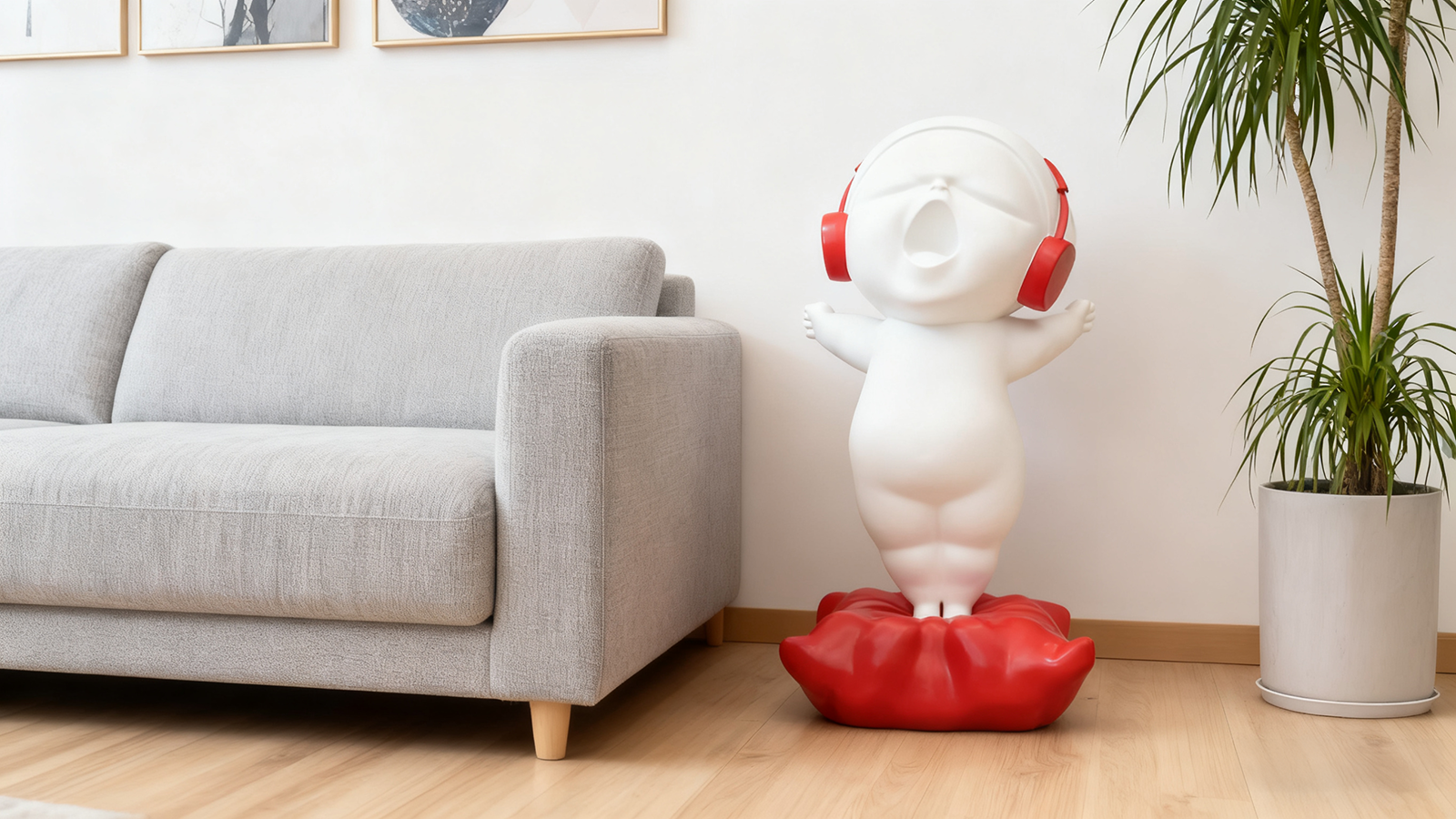 Fiberglass Child Sculpture M