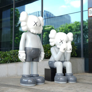 Fiberglass Cartoon Sculpture | Modern Pop Art Statue for Interior Decoration