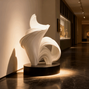 Abstract fiberglass sculputre251121-1