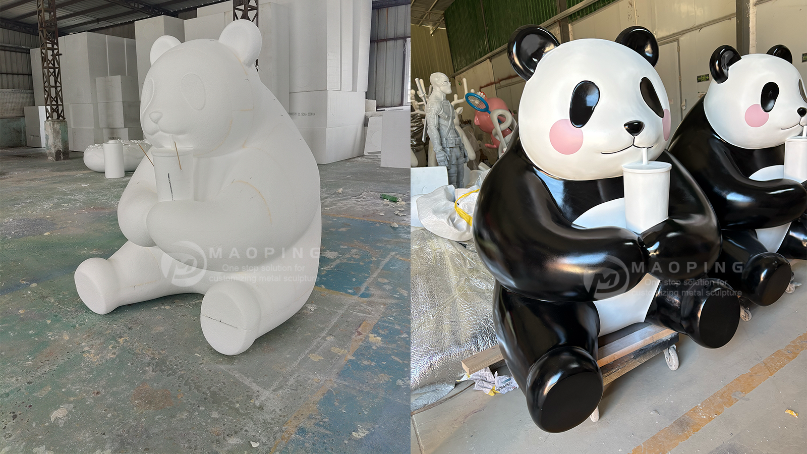 Panda sculpture  P1