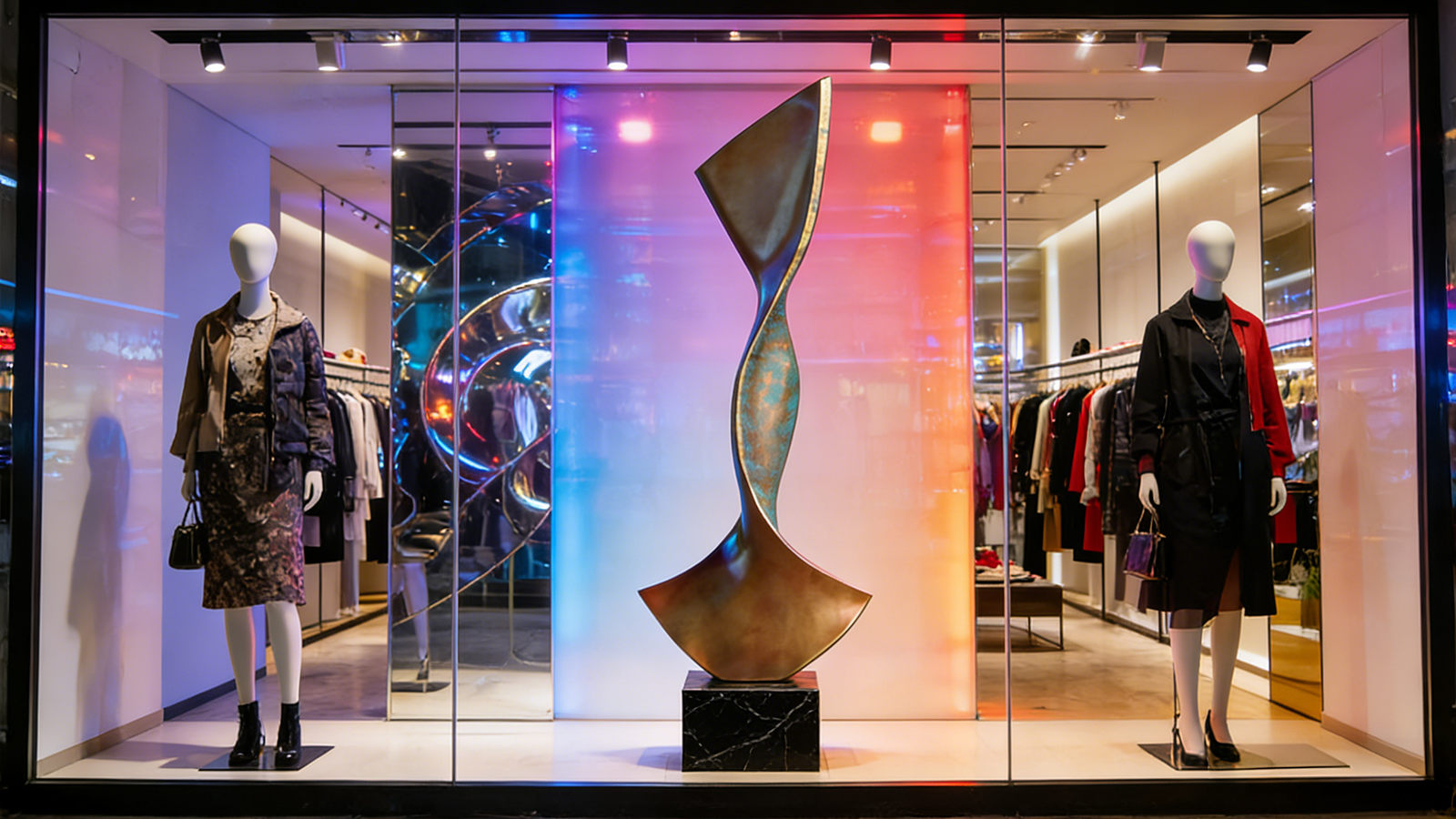 Ribbon Metal Sculpture 5