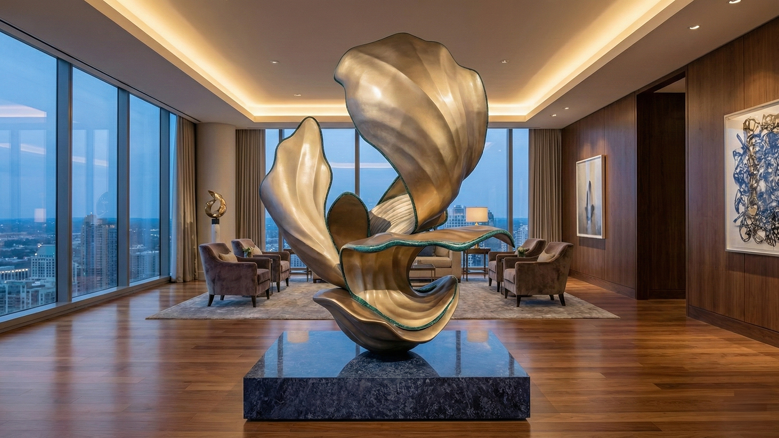 Steel Sculpture for Lobby 6