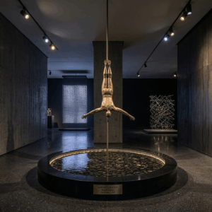 Modern Diver Sculpture for Luxury Interior Decor 5