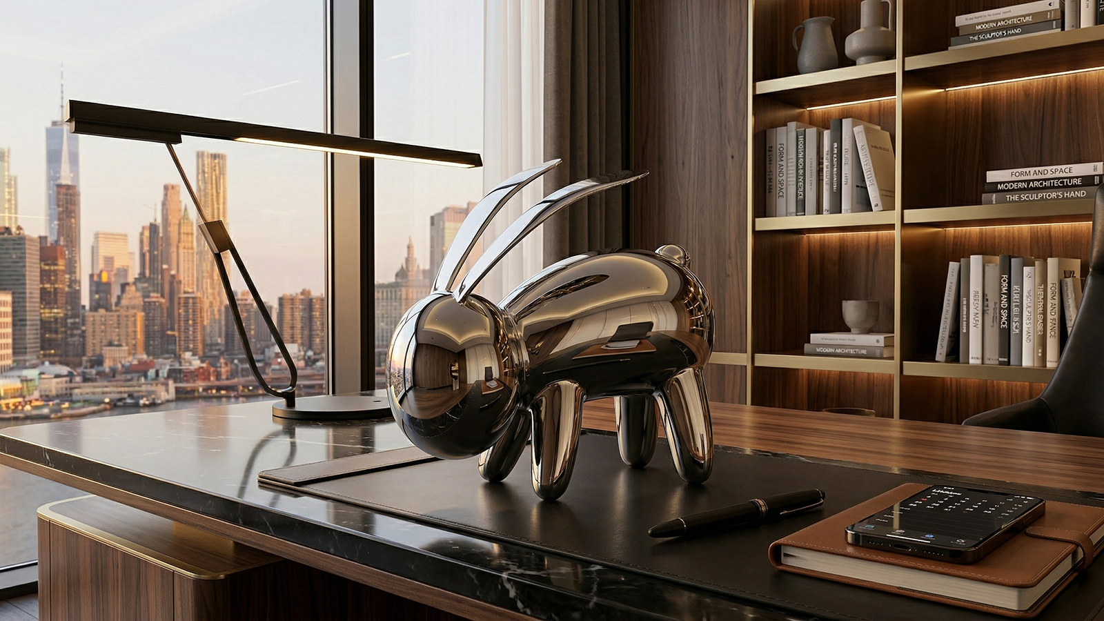 Rabbit Sculpture for Interior Decor 2