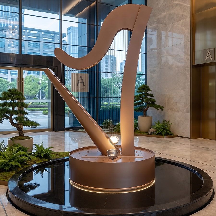 harp fountain 1