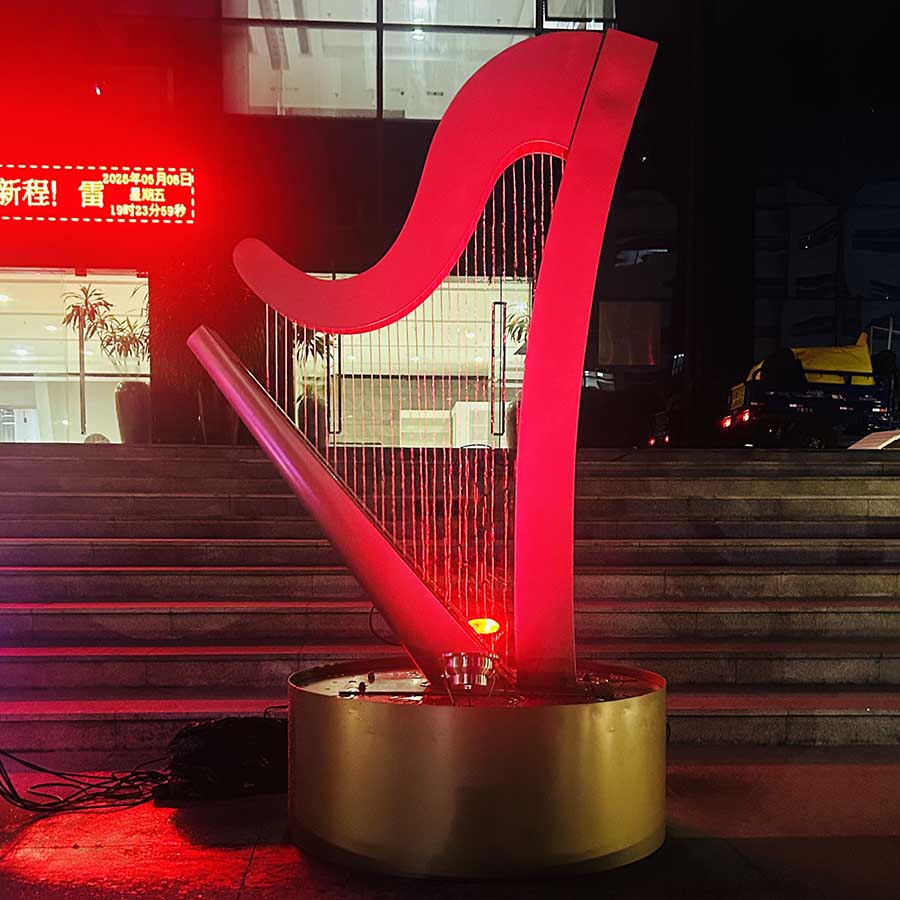 harp fountain 8